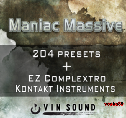 Vin Sound Maniac Massive Presets KONTAKT DISC0VER SYNTHiC4TE