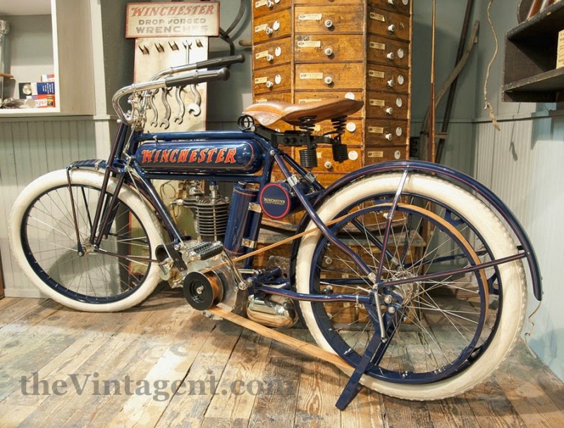 Старинный мотоцикл Winchester 1910 ушел с аукциона за рекордные 580 000 долларов