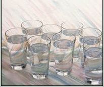 glasses water