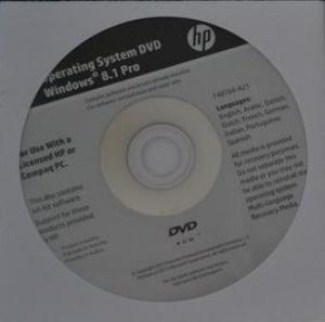 HP Windows 8.1 PRO  64bit Multilanguage OEM DVD