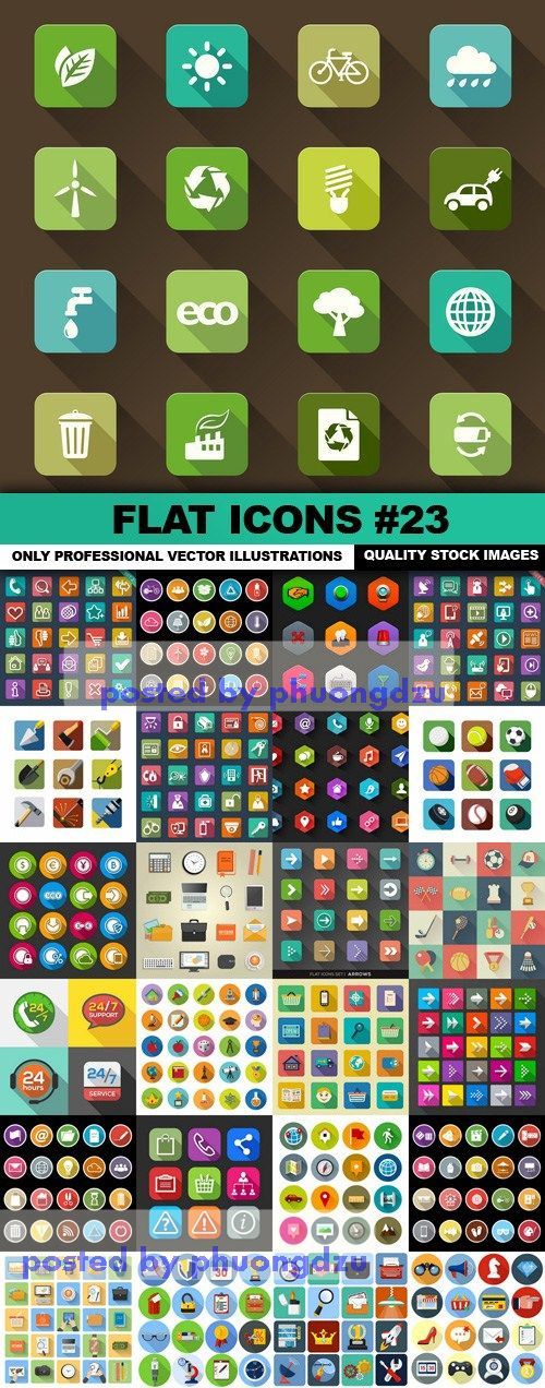 Flat Icons 023