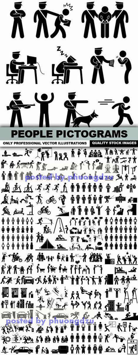 People Pictograms vector