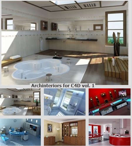 Archinteriors for C4D vol.1 from Evermotion
