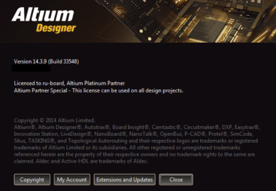 Altium Designer v14.3.9 (Build 33548)  /  Crack - [MUMBAI-TPB]