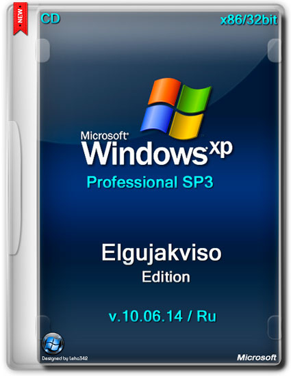 Windows XP Pro SP3 x86 Elgujakviso Edition v.10.06.14 (RUS/2014)
