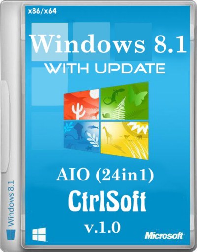 Microsoft Windows 8.1 with Update AIO v1.0 (24in1)/ CtrlSoft (x86-x64) (2014) [RUS-ENG] - TEAM OS