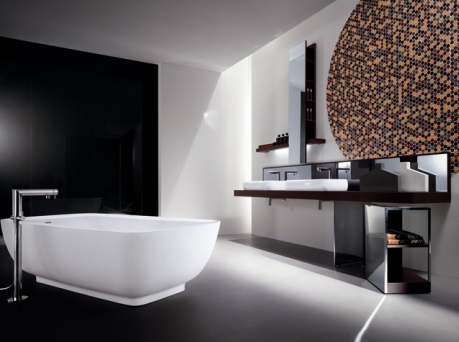 Ванная комната в стиле хай тек: особенности отделки  - решение всех вопросов