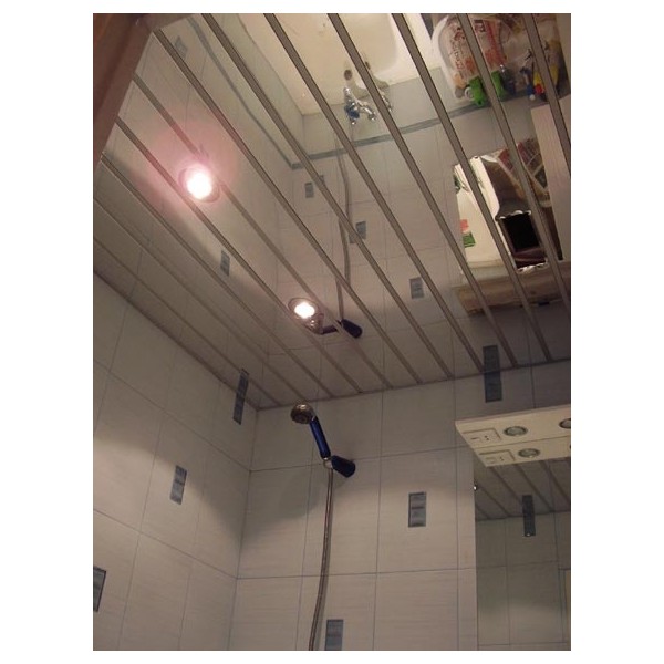 Выбираем и монтируем реечные потолки для ванной  - фото и видеоинструкции