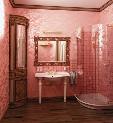 Розовая ванная комната – мечта или реальность ﻿ - фото, обсуждения, видеоматериалы