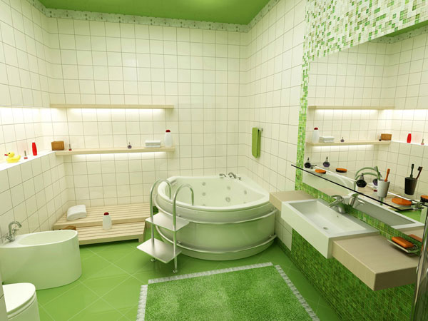 Зеленая ванная комната: эко-стиль  - советы и рекомендации, обсуждения