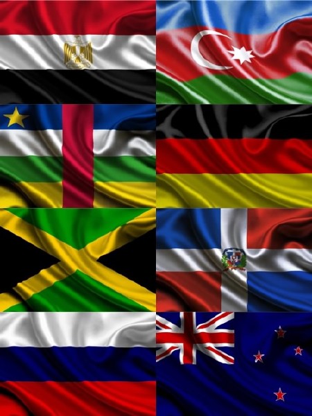 Подборка флагов разных стран в картинках выпуск 1