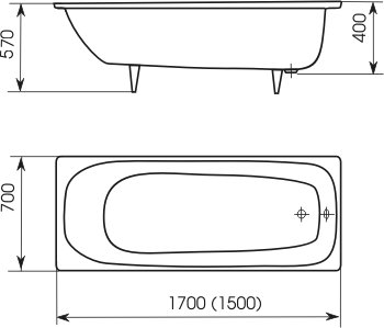 Размер стандартной ванны: таблицы параметров  - тонкости выбора
