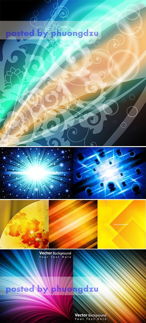 Stock: Colorful abstract background vector 3