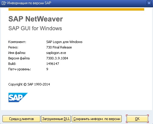 SAP GUI 7.30 Patch LEVEL 9