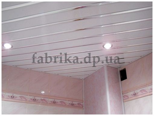 Алюминиевый потолок для ванной комнаты  - легко и быстро
