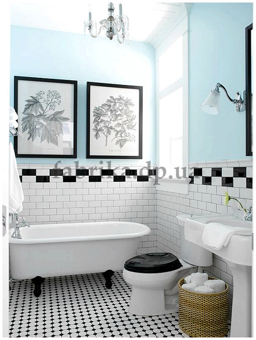 Дизайн черно-белой ванной комнаты  - мнения и рекомендации