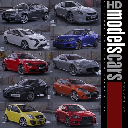 [3DMax] Evermotion HDModels Cars vol 04
