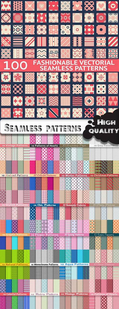 Abstract  Seamless patterns set #7 - 25 Eps