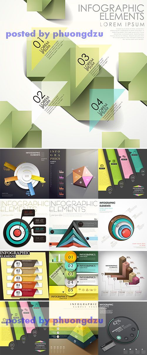 Stock: abstract banner infographics vector 8