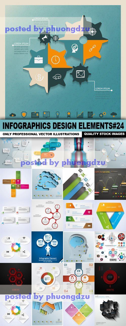 Infographics Design Elements Vector part 24