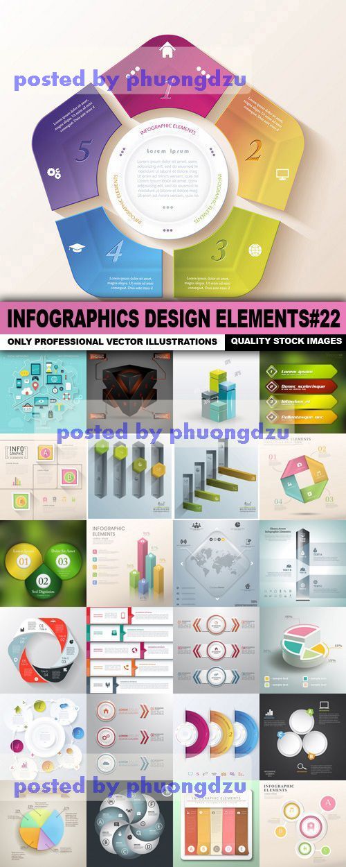 Infographics Design Elements  Vector colection part 22
