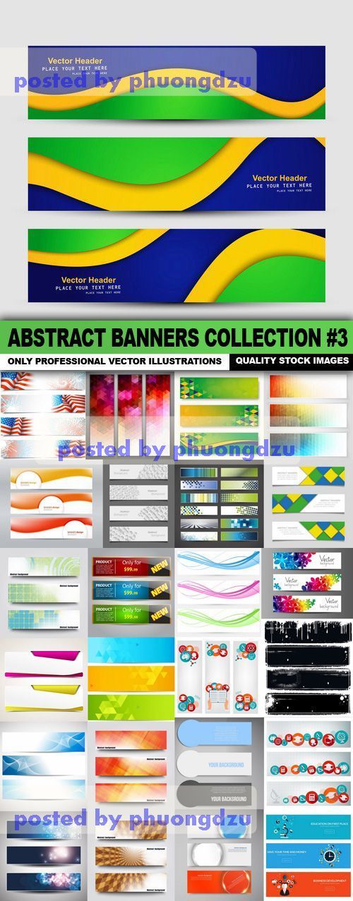 Abstract Banners Collection part 03