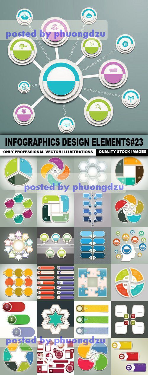 Infographics Design Elements Vector part 23