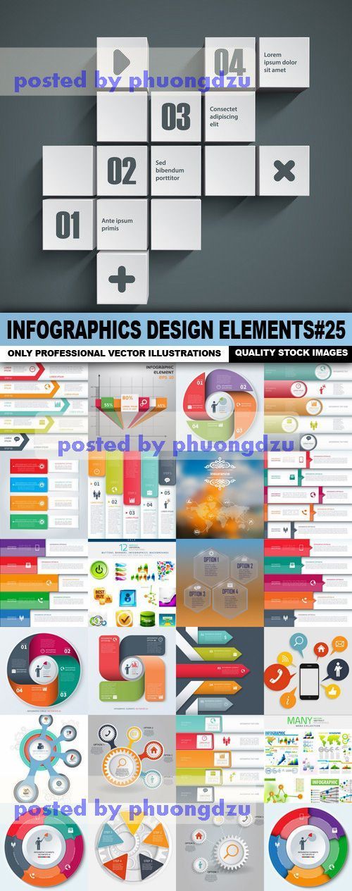 Infographics Design Elements Vector colection part 25