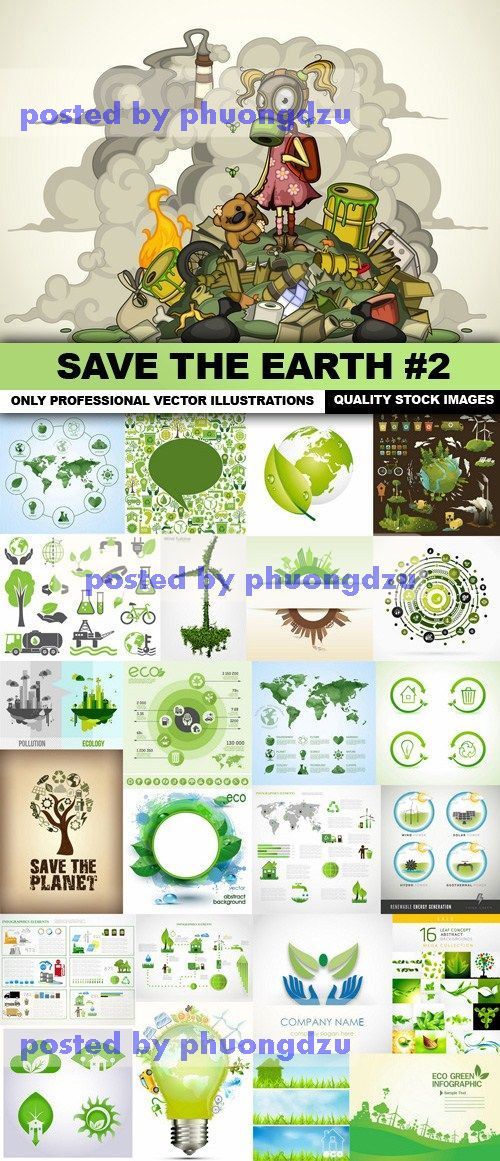 Save The Earth Vector part 02