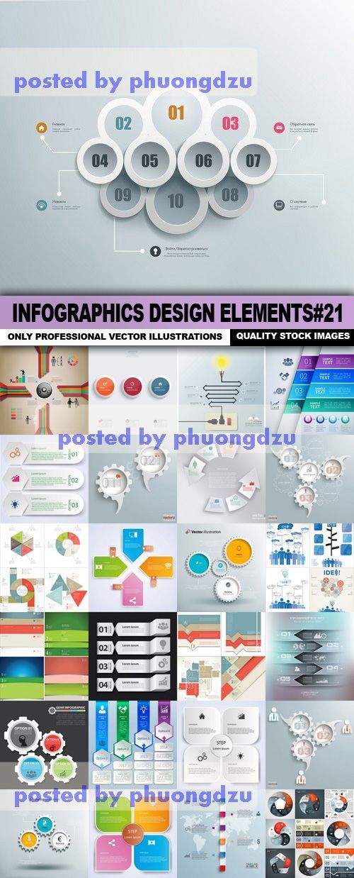 Infographics Design Elements Vector colectionn part 21