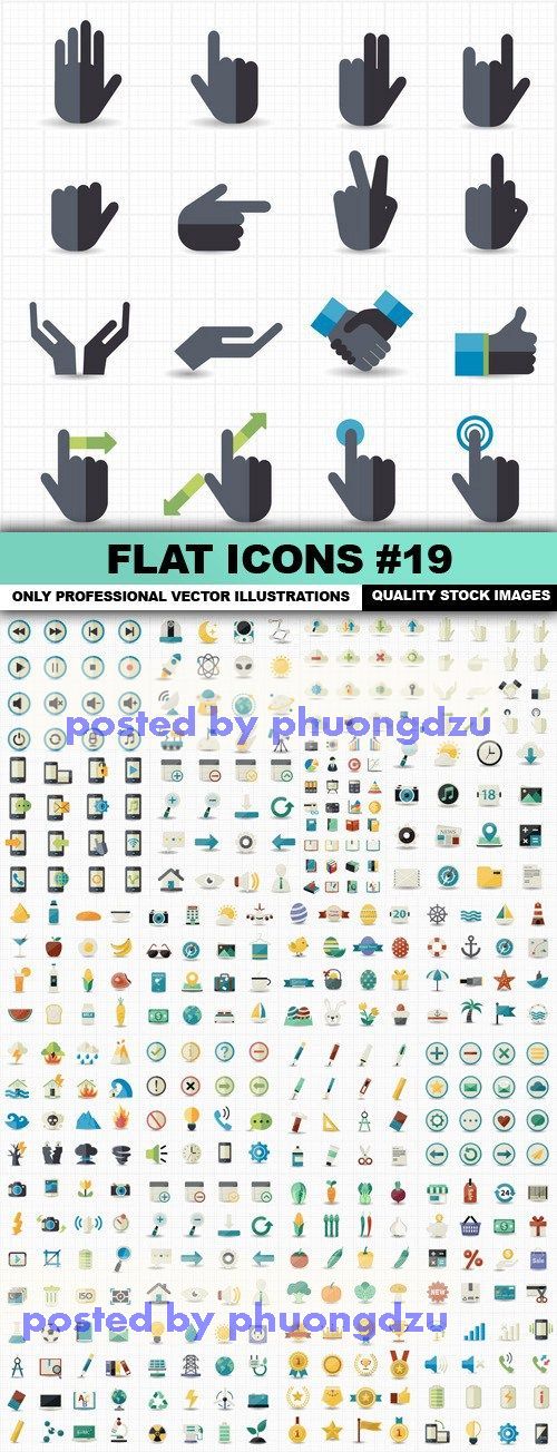Flat Icons Vector coleciton part 19