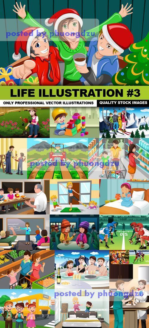 Life Illustration Vector part 03