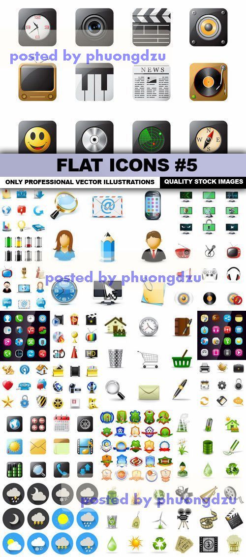 Flat Icons Vector coletion part 05