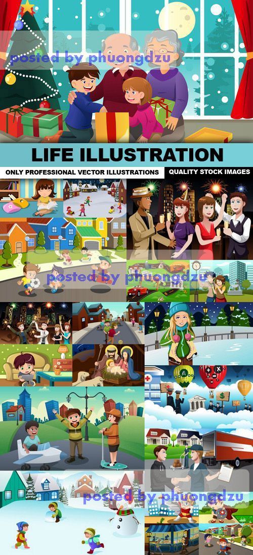 Life Illustration Vector colection 3