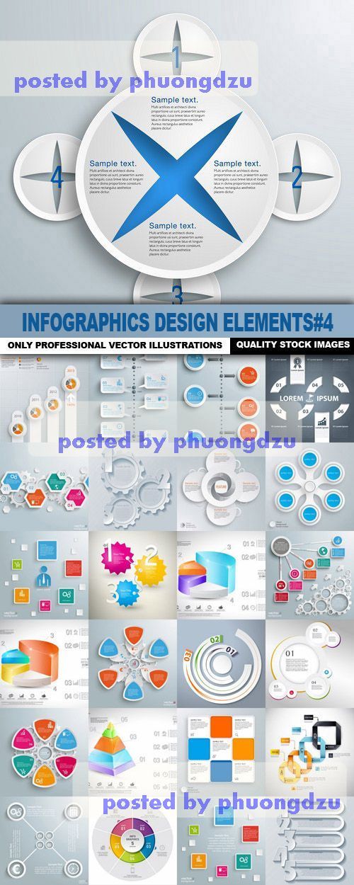 Infographics Design Elements Vector part 4